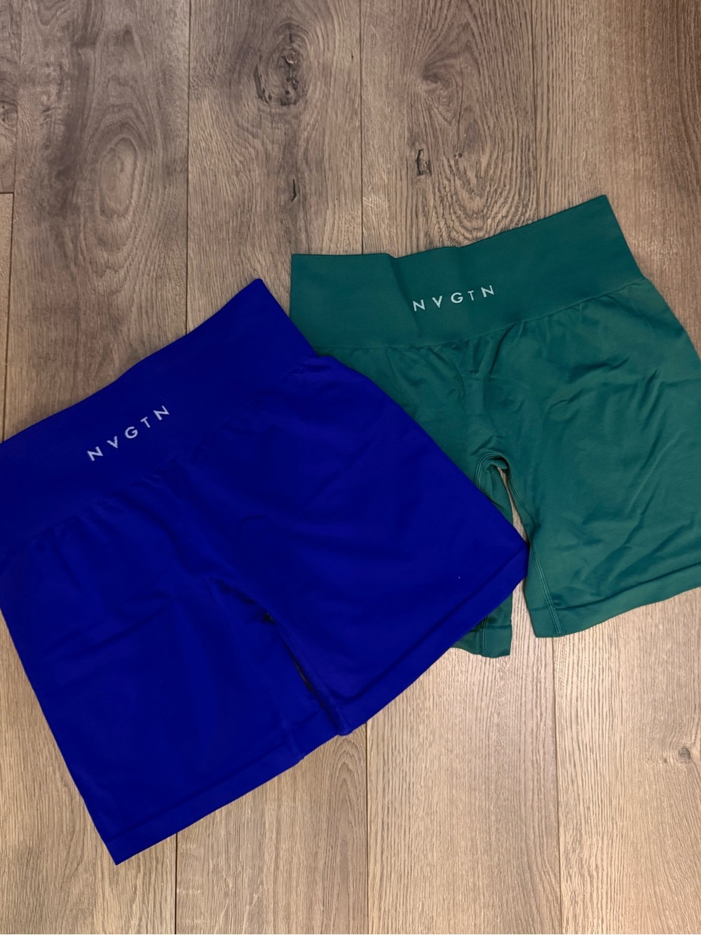NVGTN shorts bundle (royal blue & forest green)